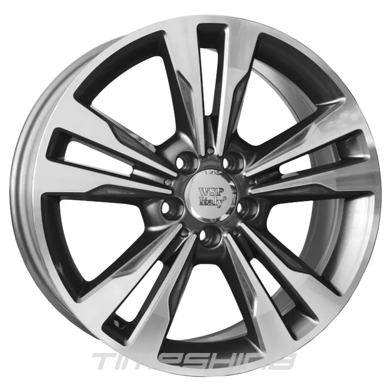 Литые диски WSP Italy Mercedes (W772) Apollo W7 R18 PCD5x112 ET46 DIA66.6 anthracite polished