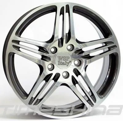 Литі диски WSP Italy Porsche (W1050) Philadelphia W11 R19 PCD5x130 ET50 DIA71.6 anthracite polished