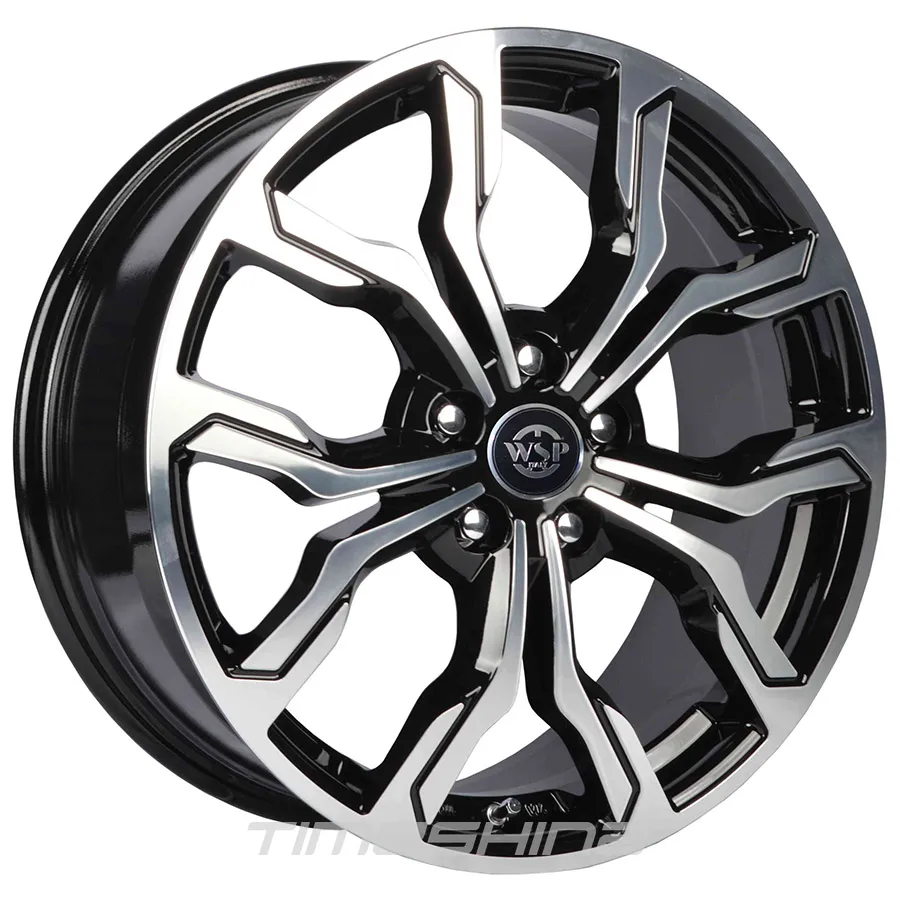 Литі диски WSP Italy Seat (WD002) New York W7.5 R18 PCD5x112 ET46 DIA57.1 glossy black polished