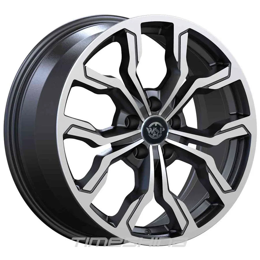 Литые диски WSP Italy Volkswagen (WD002) New York W7.5 R18 PCD5x112 ET35 DIA57.1 matt gun metal polished