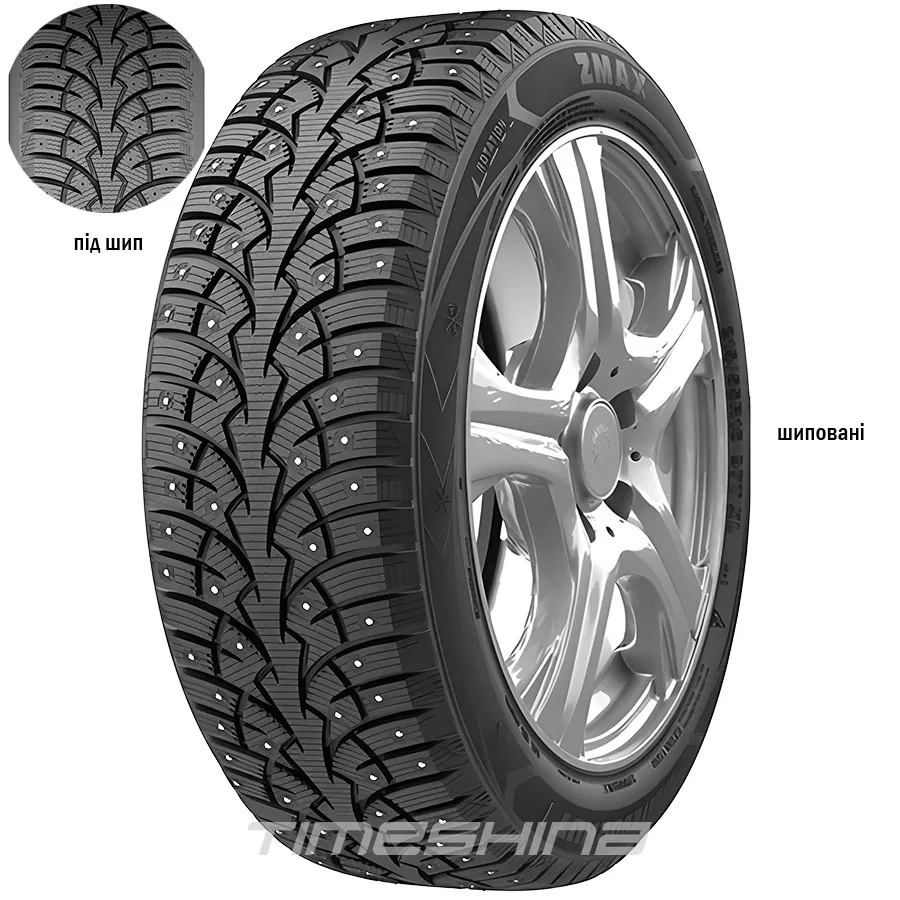 Зимние шины ZMAX Winternova Stud I 155/70 R13 75T (под шип)